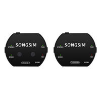Microphone sans fil USB professionnel W-380 2.4G avec suppression du bruit pour les performances sur scène