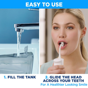 Hydropulseur dentaire sans fil étanche en forme de H avec 4 jets <span class=keywords><strong>d</strong></span>'<span class=keywords><strong>eau</strong></span> pour le <span class=keywords><strong>nettoyage</strong></span> <span class=keywords><strong>des</strong></span> <span class=keywords><strong>dents</strong></span> - Product Image 6