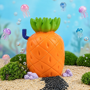 Set <span class=keywords><strong>de</strong></span> decoración para acuario con casa <span class=keywords><strong>de</strong></span> piña <span class=keywords><strong>de</strong></span> dibujos animados y escondite <span class=keywords><strong>de</strong></span> <span class=keywords><strong>Bob</strong></span> <span class=keywords><strong>Esponja</strong></span>, set <span class=keywords><strong>de</strong></span> adornos para acuario - Product Image 2