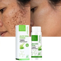 Tonique Visage Apaisant et Hydratant à l'Aloe Vera pour Peaux à Tendance Acnéique, Contrôle du Sébum, Réduction des Pores, Anti-bactérien, Élimination des Boutons et de l'Acné