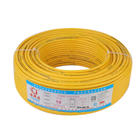 Cable de Cobre Duro de Núcleo Único BV de Bajo Precio, 20 AWG, 0.6 mm, 220 V, 1-6 Metros Cuadrados, Cable Doméstico de un Solo Hilo, PVC, ROHS