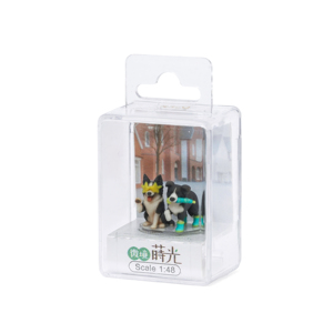 Creative <b>Mini</b> <b>Desk</b> Decorate Resin Dog Craft Home Decoration Border Collie - Rain & Fruit - Product Image 2