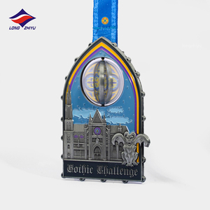 Longzhiyu Stock Médaille <span class=keywords><strong>en</strong></span> métal vierge Branche d'olivier Cercle Design Prix sportif universel pour le <span class=keywords><strong>bricolage</strong></span> Logo personnalisé et les événements scolaires - Product Image 2