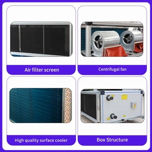 Tùy chỉnh dọc mô-đun HVAC loại AHU xử lý không khí đơn vị Thành Phần Cốt Lõi bao gồm động cơ cho các ứng dụng trong nhà - Product Image 5