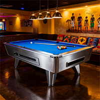Tables de billard et de snooker pour jeux d'arcade Table de billard Table de jeux à pièces Table de billard commerciale en ardoise/marbre