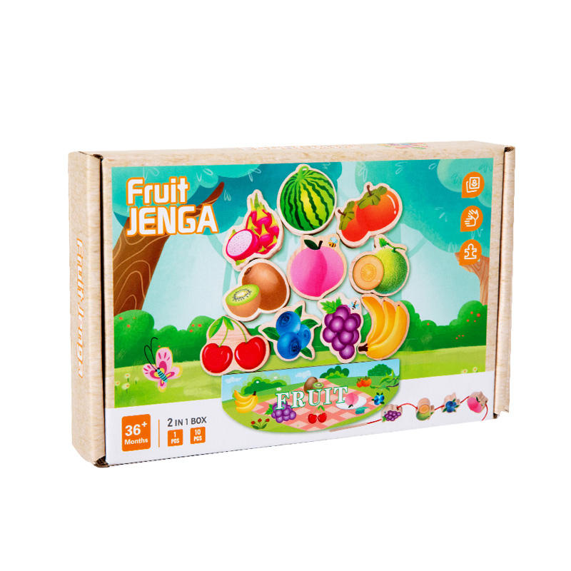 Style Fruit-Tour empilable 2-en-1 avec corde