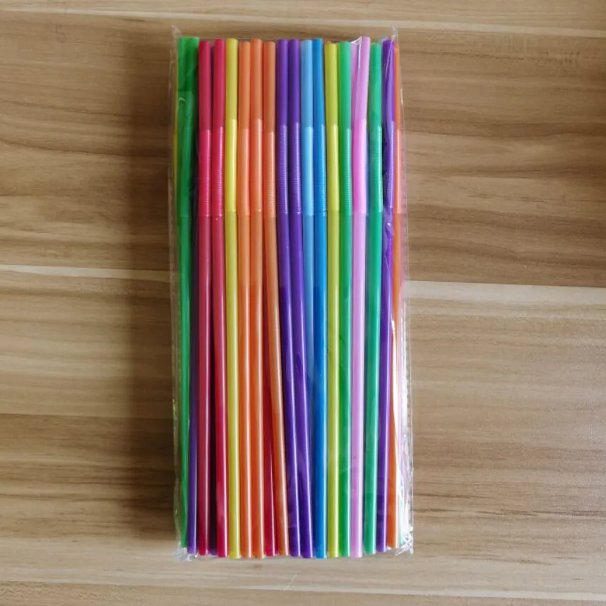 Пластиковые художественные соломинки в цветах