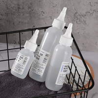 Tube souple cosmétique PE de haute qualité 50ml 100ml 150ml, flacon vide rechargeable à presser avec embout aiguille, logo personnalisé, surface givrée effet soie