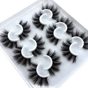 6 Pairs Faux Nertsen Wimpers Custom Lash Doos Wimpers 3D Faux Mink Wimpers Zijde Wimpers