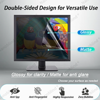 Filtre de confidentialité anti-espion réversible pour moniteur PC 19 pouces 5:4, protection des yeux, anti-reflets, protection d'écran amovible, OEM personnalisé disponible