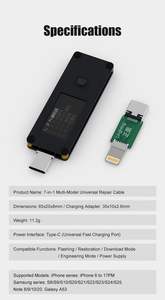 <span class=keywords><strong>Cable</strong></span> de Reparación Universal 7 en 1, <span class=keywords><strong>Cable</strong></span> de Restauración de Modo de Descarga, Modo de Ingeniería <span class=keywords><strong>DCSD</strong></span> para iPhone 6-17PM, Serie Samsung - Product Image 5