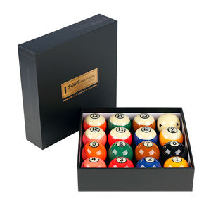 Billes de <span class=keywords><strong>billard</strong></span> Sdais Pool Crystal Ball American Black 5,72 cm, jeu complet, billes de compétition pour tournoi, utilisation au <span class=keywords><strong>billard</strong></span> - Product Image 5