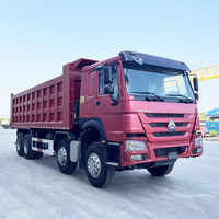 Camion benne basculante Sino HOWO 6x4 10 roues 380HP, camion benne basculante 8x4 d'occasion