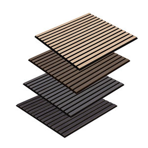 Panneaux muraux acoustiques incurvés à lattes <span class=keywords><strong>de</strong></span> <span class=keywords><strong>bois</strong></span> insonorisées Panneaux acoustiques Akupanel Tambour Panel - Product Image 1