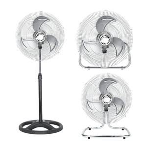 Ventilateur sur pied 3-en-1 de 16/18 pouces avec 3 pales en fer et commande mécanique pour hôtels et foyers – Mexique, Amérique du Sud - Product Image 2
