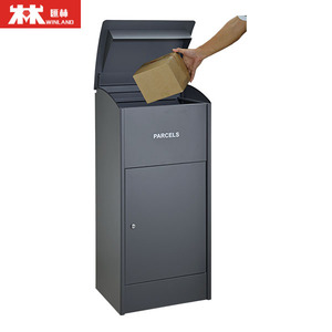 Boîte aux lettres extérieure moderne antivol en métal thermolaqué autoportante pour livraison express d'appartements avec support <span class=keywords><strong>UPS</strong></span> et POST - Product Image 4