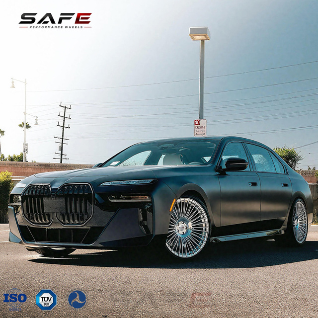 OEM Monoblock Forged Wheels 19 20 21 22 Inch 5x112 Multi Spoke Silver Passenger Car Wheels for BMW 7 Mercedes S Series