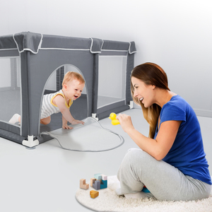 <span class=keywords><strong>Parc</strong></span> pour bébé <span class=keywords><strong>pliable</strong></span>, <span class=keywords><strong>pas</strong></span> <span class=keywords><strong>cher</strong></span>, de voyage, sécurisé, <span class=keywords><strong>parc</strong></span> pour enfants, grand <span class=keywords><strong>parc</strong></span> pour bébé en tissu - Product Image 2