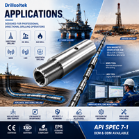 Drillsoltek - Sonda de Perforación Direccional No Magnética, Sub-6, 3/4 Pulgadas, Rosca NC50, Perforación HDD de Petróleo y Gas