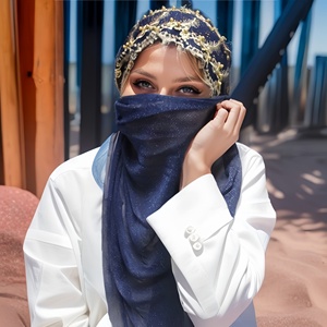 Pañuelo/Velo para la Cabeza de Estilo Étnico Musulmán, Color Sólido, Elástico, Transpirable, Diseño Personalizable, para Mujer, Apto para Todos - Product Image 2