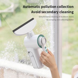 Limpiacristales Eléctrico Portátil de ABS, Pequeño, con Fuerte Adsorción, Absorbente, Eficiente, para Limpieza del Hogar y del Automóvil - Product Image 2