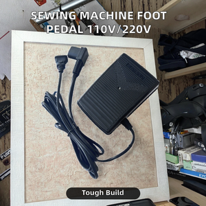 Pédale de commande au pied en plastique 110V 220V pour machine à coudre domestique, compatible avec la machine à coudre domestique, emballage unique - Product Image 2