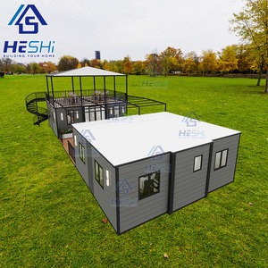 Maison de conteneur extensible portable préfabriquée isolée de 20 pieds 30 pieds 40 pieds Préfabriqué de salle de bain à vendre Maison Casa Portable - Product Image 1