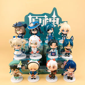 Figurines de filles anime 2D de style japonais, 12 styles, modèle d'action en PVC d'idol virtuel, collection de jouets pour cadeau <span class=keywords><strong>Otaku</strong></span> - Product Image 1