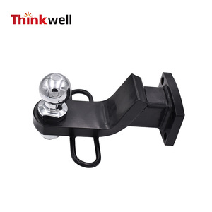 Soporte de enganche para remolque Thinkwell con alerón, de acero negro, para remolcar SUVs y automóviles - Product Image 2
