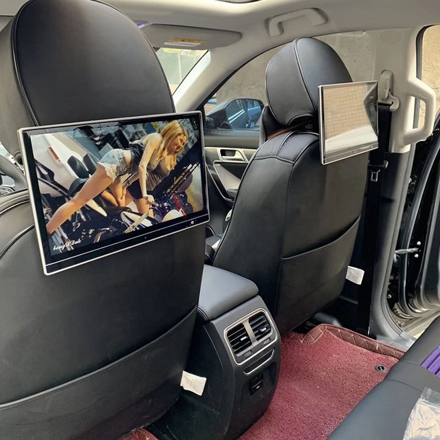 12.5 Inch Android 10 Car Headrest Monitor WiFi Car Display USB Ultrathin MP5 1080P HD Touch Screen Media Player