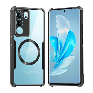 เคสสำหรับ VIVO V29 Lite ป้องกันสีเหลือง TPU PC AIRBAG โปร่งใสเคสโทรศัพท์แบบบางสำหรับ V29E V27E V27 V25 <span class=keywords><strong>V23</strong></span> V21 V19 V15 Pro V7 V5 - Product Image 1