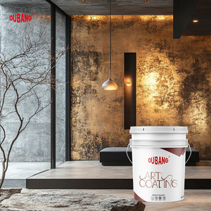 <span class=keywords><strong>Peinture</strong></span> et revêtement liquide acrylique DUBANG pour murs et plafonds intérieurs de bâtiments avec or métallique pour - Product Image 2