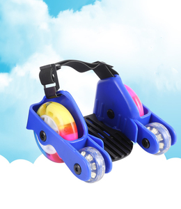 Chaussures à roulettes durables et réglables, colorées, avec talon coulissant, pour enfants, pour la rue, avec lumières clignotantes - Product Image 2