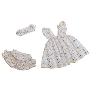 Vêtements de Boutique pour Enfants en Gros, Ensembles de Vêtements d'Été Tissés pour Nouveau-nés (Haut et Culotte), Ensembles de Vêtements Formels 2 Pièces - Product Image 3