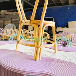 Silla de ratán tejida a mano ecológica para niños, 100% materiales naturales para cocina, dormitorio, bebés, hecha a mano en Vietnam - Product Image 6