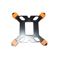 Support de refroidissement pour processeur LGA 1150 1151 1155 1156 1700, radiateur de base, noir, accessoires pour boîtier d'ordinateur