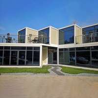 Maison préfabriquée de luxe prête à l'emploi avec 3 chambres à coucher Maisons modulaires préfabriquées Maison en conteneur à 2 étages Petites maisons