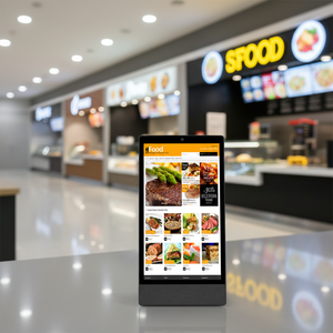 Tablet PC con pantalla táctil de 15.6 pulgadas, NFC, Android, POS, kiosco de pedidos para restaurantes, tablets en forma de L - Product Image 1