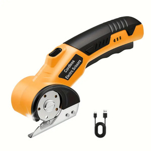 4V Small Scissors Cordless Shears Type-<b>C</b> <b>Rechargeable</b> Powerful Cutting Tool for Fabric & Cardboard - Product Image 1