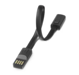 Фабрика Новые 2 в 1 usb-кабель с брелком для зарядки передачи и кабель 22 см длина ожерелья линия используется для того, чтобы носить рабочие карточки ремешок в виде брелока зарядка кабель