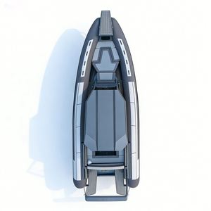 Bote RIB RHIB <span class=keywords><strong>de</strong></span> 900 cm, Achilles Hypalon, 18 Personas, con Cabina para Patrulla <span class=keywords><strong>de</strong></span> Seguridad, Reachsea OEM ODM, Color Gris - Product Image 2