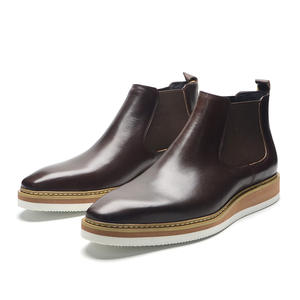 Nouvelles Bottes Chukka Homme 2025 en Daim de Vache, Antidérapantes, Style Chelsea Anglais, pour Affaires, Automne/Hiver - Product Image 4