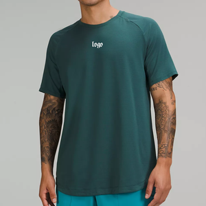 Maglietta sportiva sportiva da palestra larga da uomo con collo rotondo da uomo 7900 180g in Nylon da uomo - Product Image 1