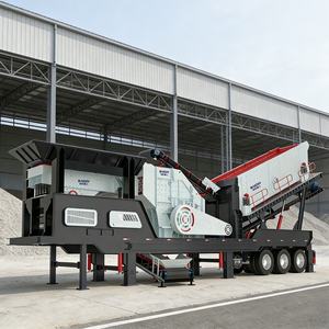 Système mobile de concassage et de criblage complet pour pneus usagés, avec concasseur à cône à percussion mobile pour le traitement des roches - Product Image 4