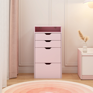 Modern Wood Smart 3-in-1 Multifunctional Bedroom <b>Dressing</b> <b>Table</b> <b>Stool</b> Set Three-color Lighting Modes HD Mirror Two Sliding - Product Image 3