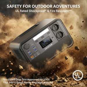 สถานีไฟฟ้าพกพาสำหรับตั้งแคมป์กลางแจ้ง DPS 1200  แบตเตอรี่ LiFePO4 1200W 300000mAh - หลายพอร์ต - Product Image 4