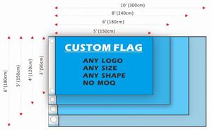 Logotipo impreso pequeña bandera personalizada Mini banderas colgantes personalizadas poliéster banderas de negocios personalizadas - Product Image 6