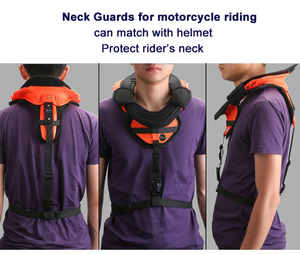 Taille Réglable <span class=keywords><strong>Motocross</strong></span> Racing Neck Guard Brevet Design Oreiller de Sport pour Équitation Motos Karts Accessoire de Protection du <span class=keywords><strong>Cou</strong></span> - Product Image 6