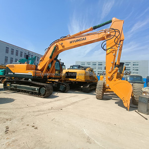 Usine leader Excavatrice hydraulique sur chenilles fabriquée en Corée d'occasion Hyundai 225C-9S forte puissance de terrassement - Product Image 3