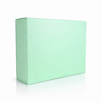 Boîte cadeau pliable de luxe personnalisée avec fermeture magnétique, boîte rigide en papier vert menthe pliable pour le rangement de cadeaux et l'emballage de mariage